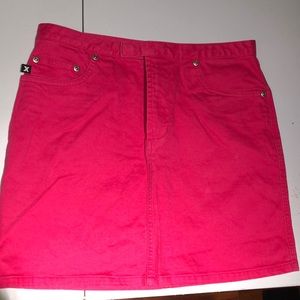 Express stretch Hot pink Jean skirt